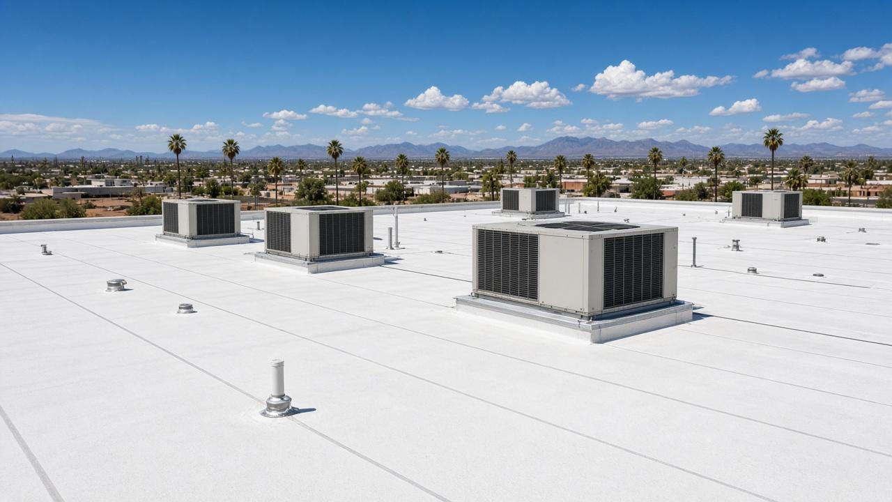 Commercial Flat Roofing in Mesa, AZ — TPO, EPDM, BUR & Coating Systems