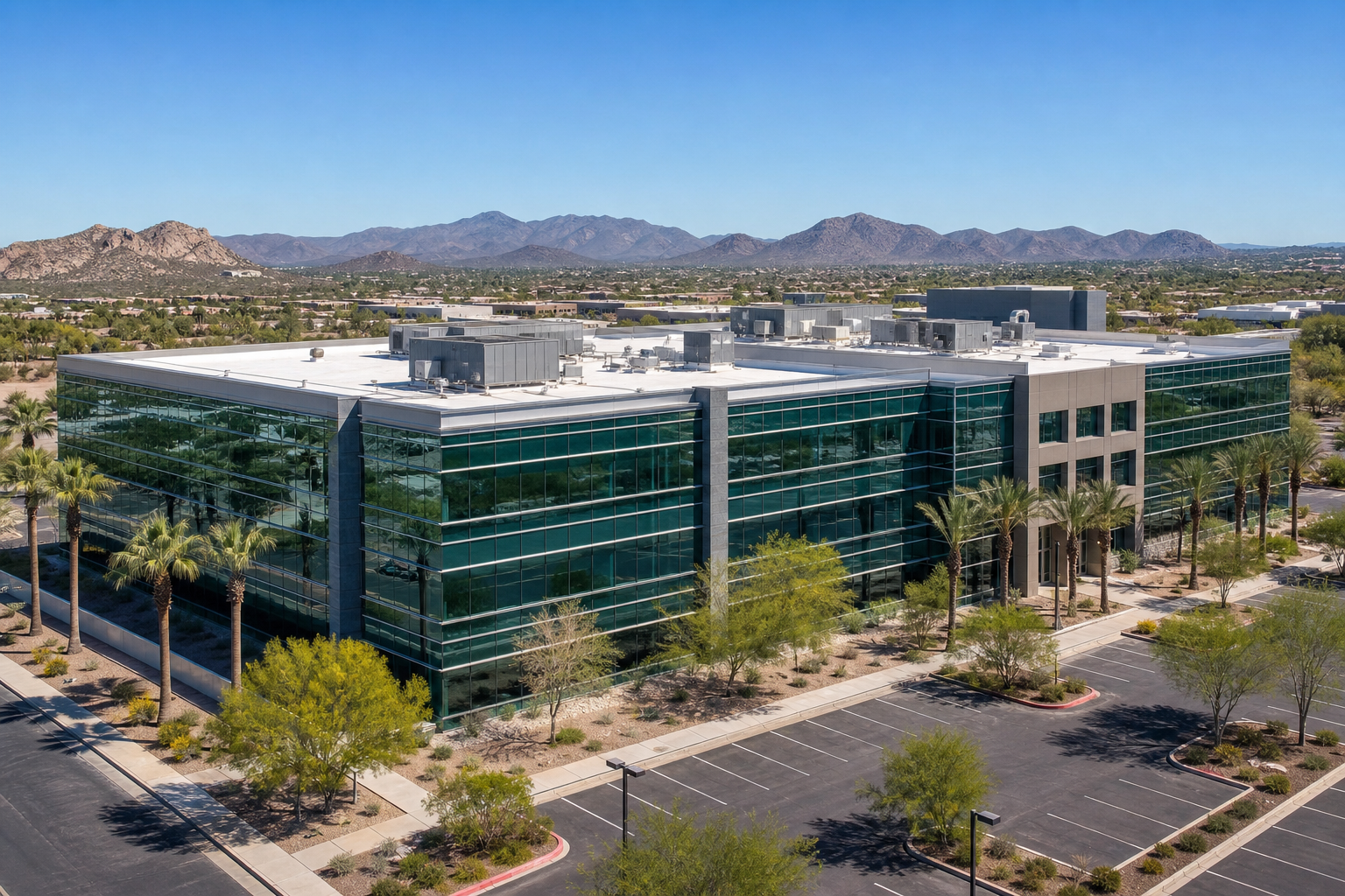 Commercial Office Building Roofing in Mesa, AZ — Zero Disruption to Tenants