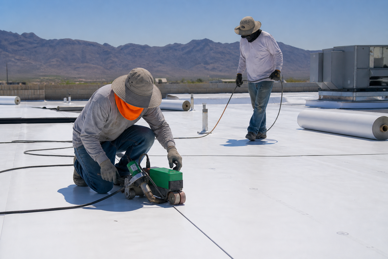 TPO Roofing in Mesa, AZ — Commercial Flat Roof Installation & Repair